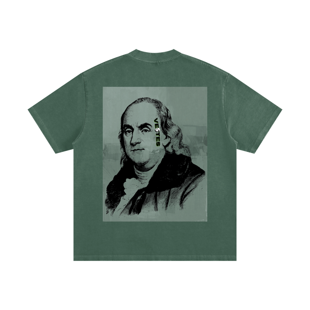 Benjamin Heavyweight Vintage Washed Frayed T-Shirt