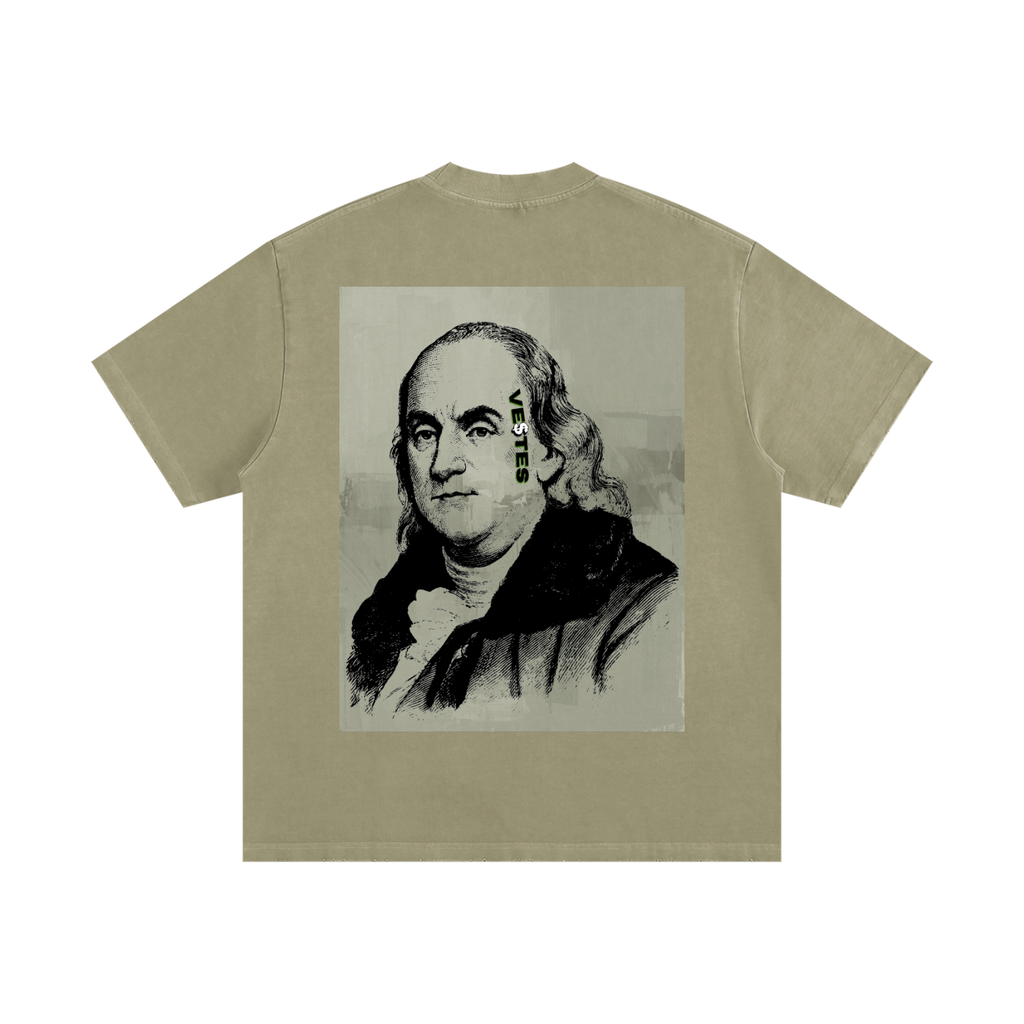 Benjamin Heavyweight Vintage Washed Frayed T-Shirt