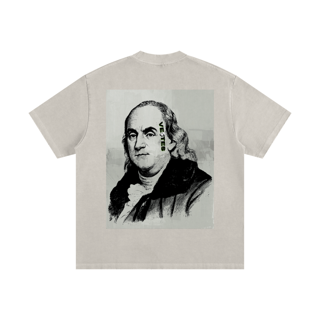 Benjamin Heavyweight Vintage Washed Frayed T-Shirt