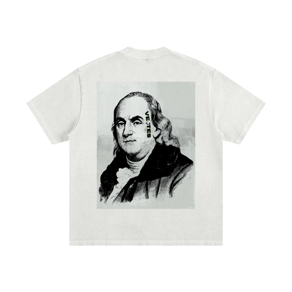 Benjamin Heavyweight Vintage Washed Frayed T-Shirt